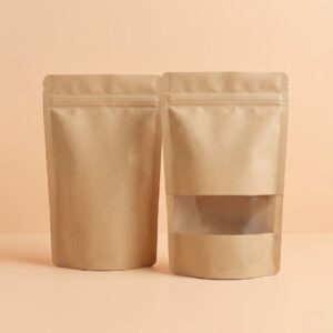 Doypack Papel Craft con Ventana 120x185 mm
